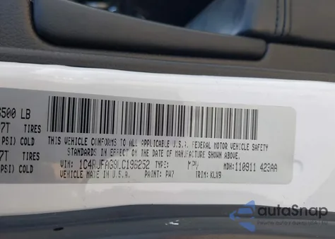 2020 Jeep Grand Cherokee Altitude 4X4 z USA, uszkodzony, nr VIN 1C4RJFAG9LC196252